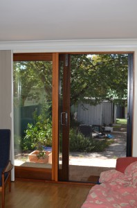 Sliding Door with Brio Screen Open