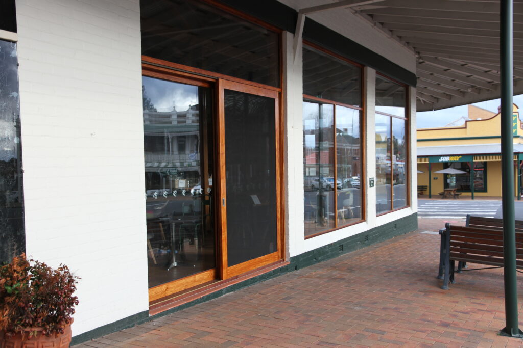 Timber picture windows in Uralla