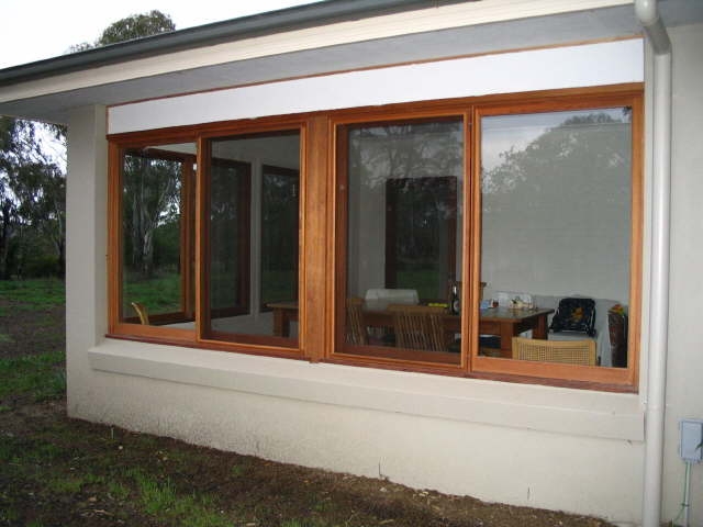 timber sliding windows